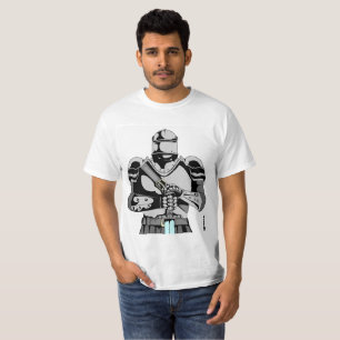 輝くな装甲の騎士 Tシャツ
