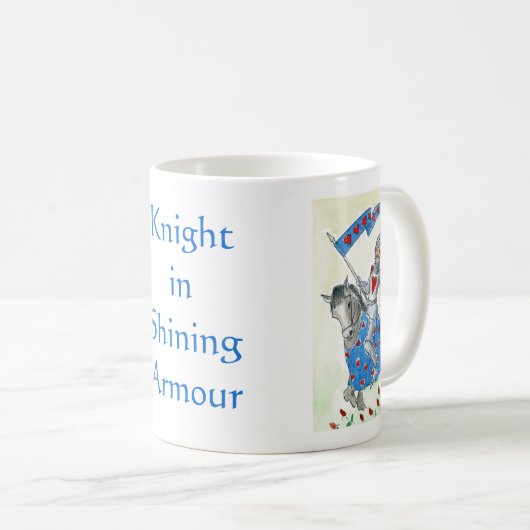 輝くな装甲マグの騎士 コーヒーマグカップ (正面右)