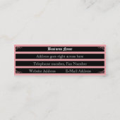 輝くな装甲名刺の騎士 スキニー名刺 (裏面)