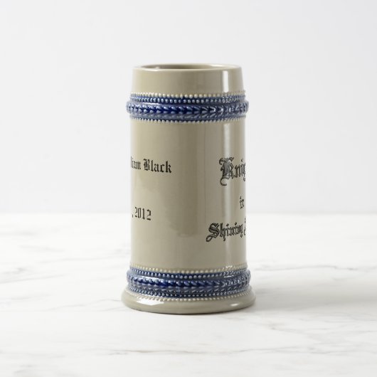 輝くな装甲文字の騎士 ビールジョッキ (中央)