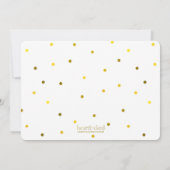 輝くようこそ – ベビー誕生のお知らせ 案内状 (裏面)