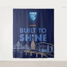輝くように造られた ASCE 光沢バナー