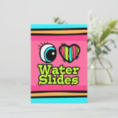 輝くアイ・ハート・ウォーター・スライド 招待状 (スタンド正面)