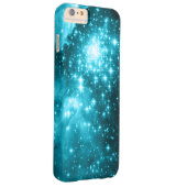 輝くアクアブルーの星々 Case-Mate iPhoneケース (裏面/右)