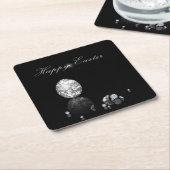 輝くイースターエッグ - 紙コースター (アングル)