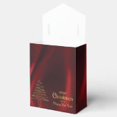 輝くエレガント黄金のクリスマスツリー フェイバーボックス (オープン)