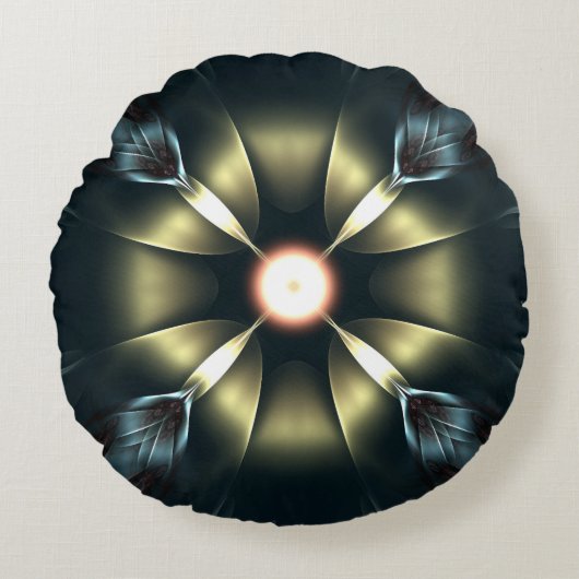 輝くオーナメント ラウンドクッション (正面)