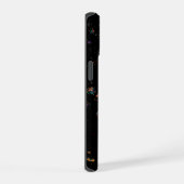 輝くオーブの星空iPhone 15ケース iPhone 15ケース (右側面)