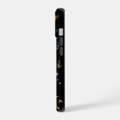 輝くオーブの星空iPhone 15ケース iPhone 15ケース (左側面)