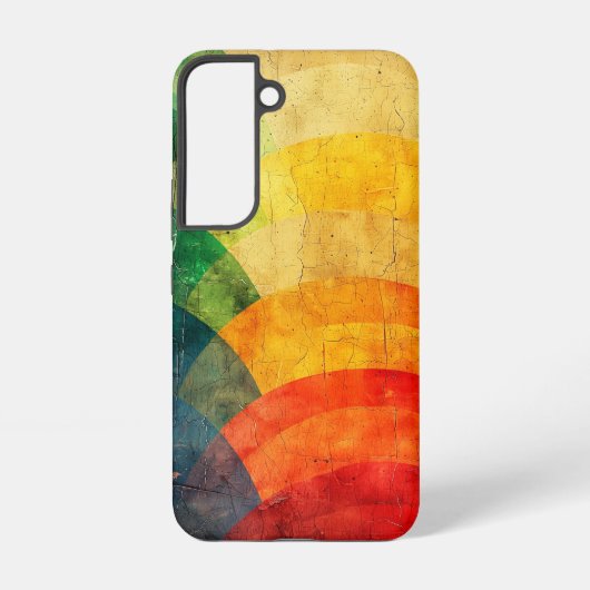 輝くカスケード iPhone カー Samsung Galaxyケース (裏面)