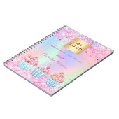 輝くカップケーキ専門のパン屋さんのお店の名前は？ ノートブック (左側)