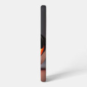 輝くカボチャのハロウィン SAMSUNG GALAXYケース (左側面)