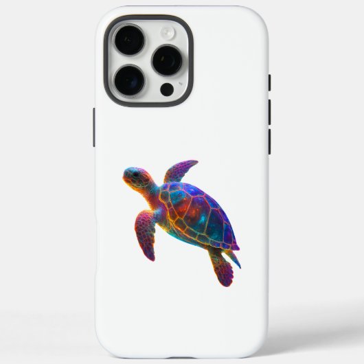 輝くカメの芸術 - 鮮やかな水中の爬虫類 Case-Mate iPhoneケース (裏面)
