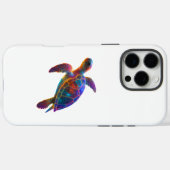 輝くカメの芸術 - 鮮やかな水中の爬虫類 Case-Mate iPhoneケース (裏面 (横))