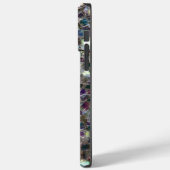 輝くカラフルな銀のモザイク Case-Mate iPhoneケース (裏面 / 左)