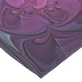 輝くカラフル抽象芸術モダンフラクタル芸術 ショートテーブルランナー (コーナー)