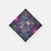輝くカラフル抽象芸術モダンフラクタル芸術 スタンダードカクテルナプキン (角)