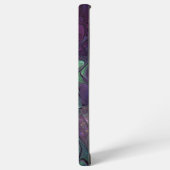 輝くカラフル抽象芸術モダンフラクタル芸術 SAMSUNG GALAXYケース (左側面)