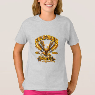 輝くカリフォルニアアスレチックデパートメント1985キッズTシャツ Tシャツ