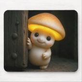 輝くキノコのマンチキン マウスパッド (正面)