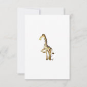 輝くキリン 招待状 (裏面)