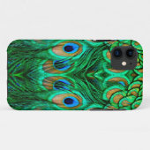 輝くクジャクの羽根 Case-Mate iPhoneケース (裏面(横))