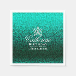 輝くクラウングリーン スタンダードカクテルナプキン