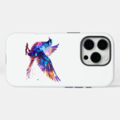 輝くクリスタルドーブアートプリント Case-Mate iPhoneケース (裏面 (横))