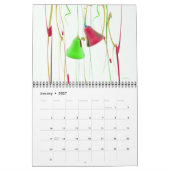 輝くクリスマスのカレンダー カレンダー (1月 2027)