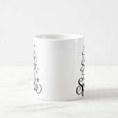 輝くクリスマスの季節 ギフトマグ コーヒーマグカップ (中央)