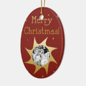 輝くクリスマスの願い – オーナメント (左)