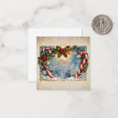 輝くクリスマスカード ノートカード (正面/裏面インサイチュ)