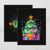 輝くクリスマスツリーの魔法 エンクロージャーカード (正面/裏面)