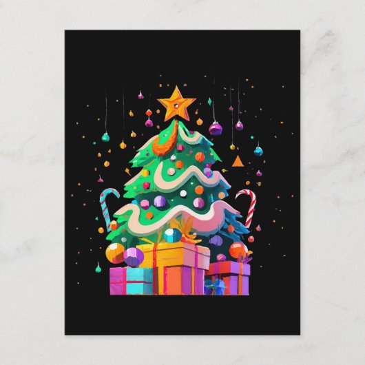 輝くクリスマスツリーの魔法 エンクロージャーカード (正面)