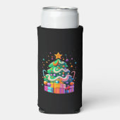 輝くクリスマスツリーの魔法 スリム缶クーラー (Seltzer正面)
