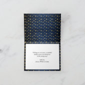 輝くクリスマスライト素朴フォトGREETING シーズンカード (内部)