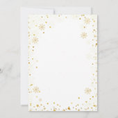 輝くクリスマス・バンキング・パーティー 招待状 (裏面)