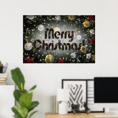 輝くクリスマス ポスター (ホームオフィス)