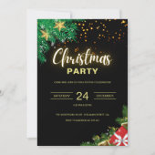 輝くクリスマス 招待状 (正面)