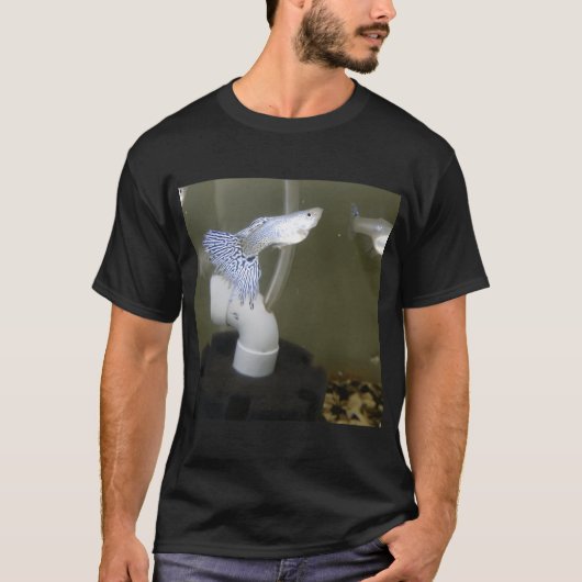 輝くグッピー穏やか Tシャツ (正面)