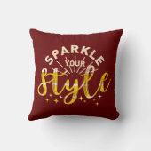 輝くスタイル クッション (裏面)