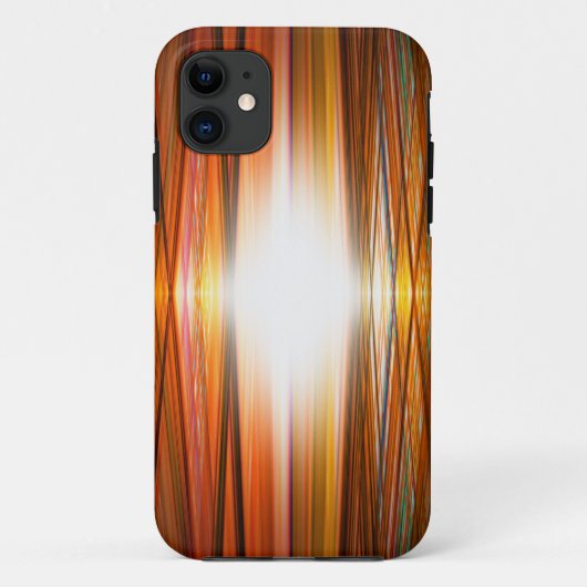 輝くスターバスト格子 Case-Mate iPhoneケース (裏面)
