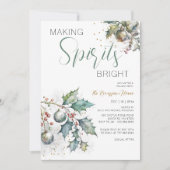 輝くスピリットをホリデーシーズンに ハロウィンホリデーのご招待 招待状 (正面)