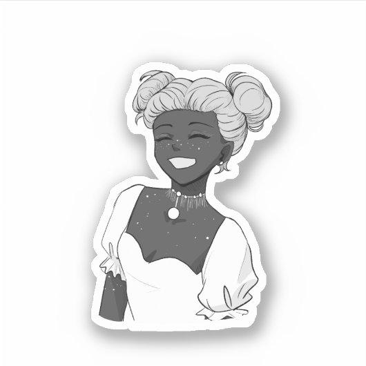 輝くスマイル シール (正面)