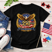輝くセミクワインセンテニアル・イーグル・エンブレム Tシャツ