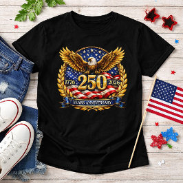 輝くセミクワインセンテニアル・イーグル・エンブレム Tシャツ