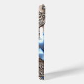 輝くダイヤモンドの青いバラ Case-Mate iPhoneケース (裏面 / 右)