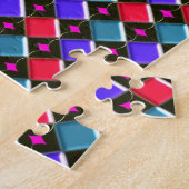 輝くダイヤモンド あなたが作る難しいパズル ジグソーパズル (側面)