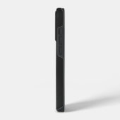 輝くダークグレーの抽象的な背景 iPhoneケース (左側面)