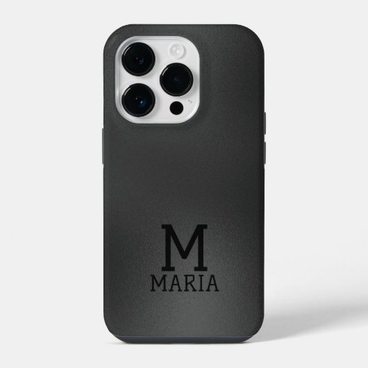 輝くダークグレーの抽象的な背景 iPhoneケース (裏面)